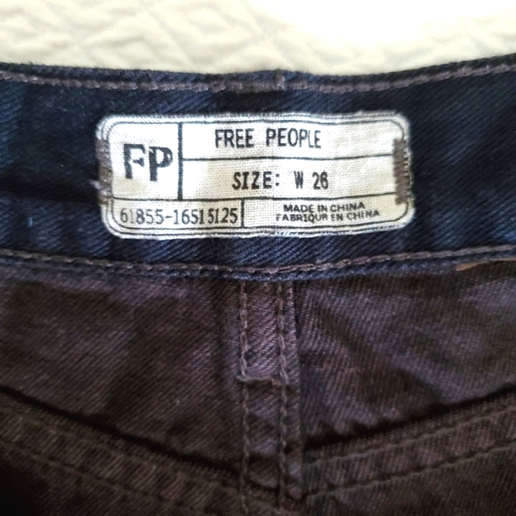 🔥( Free People ) Lace-Trimmed Denim Shorts☀️ - Picture 9 of 13